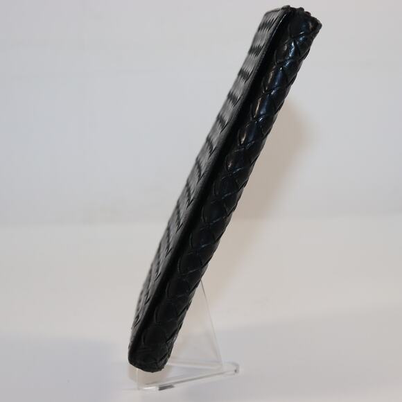 Bottega Veneta Black Intrecciato Leather Wallet - Picture 6 of 11